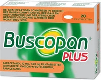 PZN-DE 02483617, A. Nattermann & Cie BUSCOPAN plus 10 mg/500 mg Filmtabletten 20 St,