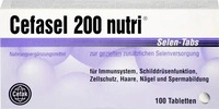 PZN-DE 02330807, Cefak CEFASEL 200 nutri Selen-Tabs 100 St, Grundpreis: &euro; 0,32 /