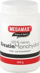 PZN-DE 07345848, Megamax B.V KREATIN MONOHYDRAT 100% Megamax Pulver 500 g,