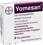 PZN-DE 01140720, Bayer Vital - Gesch&auml;ftsbereich Pharma YOMESAN 500 mg Kautabletten 4