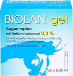 PZN-DE 03706924, Santen 981908, Santen BIOLAN Gel Augentropfen 9 ml, Grundpreis: