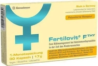 PZN-DE 11613504, Gonadosan Distribution FERTILOVIT F THY Kapseln 30 St, Grundpreis: