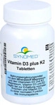 PZN-DE 11554641, Synomed VITAMIN D3 PLUS K2 Tabletten 30 St, Grundpreis: &euro; 0,30