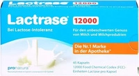 PZN-DE 13704079, Pro Natura Gesellschaft mbH LACTRASE 12.000 FCC Kapseln 45 St,