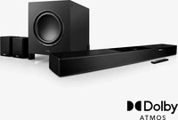 Teufel 107003915, Teufel CINEBAR PRO 2 f&uuml;r Dolby Atmos Surround "7.1.2-Set" Schwarz