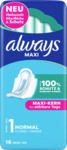 Always Maxi Normal Damenbinden mit Fl&uuml;geln 8006540452110