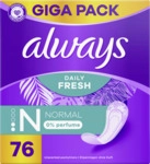 Always Daily Slipeinlagen Fresh Normal ohne Duft Gigapack 76 8006540846445