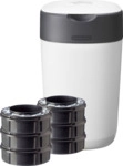 tommee tippee Windeleimer Twist & Click Advanced wei&szlig; inkl. 6 Nachf&uuml;llkasetten