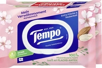 Tempo Feuchte Toilettent&uuml;cher Mandelmilch Duo-Pack 84 St&uuml;ck