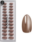 Doonails Soft Gel Press Ons Short Almond Glazed Chocolate 4262401171482
