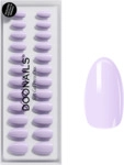 Doonails Soft Gel Press Ons Short Almond Lavender Mist 4262401171505