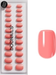 Doonails Soft Gel Press Ons Short Square Peach Please 4262401171406