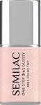Semilac 3in1 UV-Nagellack Glossy Naked Glitter Peach 5902751471359