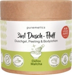 puremetics 3in1 Dusch-Fluff Detox Matcha 4251844910864