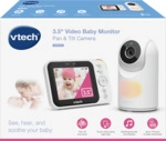 vtech Video-Babyphone mit 3,5 "/11,6 cm LCD-Bildschirm & Pan-Tilt-Zoom-Kamera