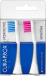 Curaprox 2er Pack Ersatzb&uuml;rstenk&ouml;pfe "sensitive " Blau + Pink 7612412432053