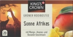 KING'S CROWN Gr&uuml;ner Rooibostee Sonne Afrikas 4305615641447