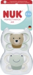 NUK Perfect Match Air Silikon-Schnuller, gr&uuml;n & beige 0-6 Monate 4008600446873