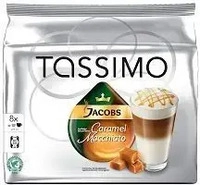 TASSIMO Jacobs Latte Macchiato Caramel 268 g, Grundpreis: &euro; 26,08 / kg