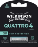 Wilkinson Sword Quattro 4 Skin Protection Ersatzklinglingen 8er Pack...