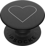 PopSockets PopGrip - ausziehbare Handyhalterung - White Heart Black 1 St&uuml;ck