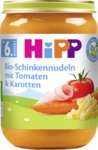 HiPP Bio Men&uuml; Bio-Schinkennudeln mit Tomaten & Karotten 4062300024816