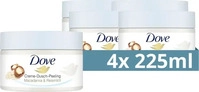 Dove Creme-Dusch-Peeling Macadamia & Reismilch 225 ml, Grundpreis: &euro; 25,73 / l