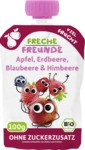 Freche Freunde Bio Quetschie Apfel, Erdbeere, Blaubeere & Himbeere 4260249142329