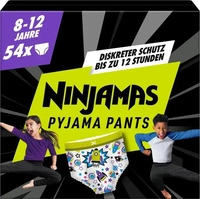 Ninjamas Pyjama Pants f&uuml;r Jungs 8-12 Jahre, Monatsbox 54 St&uuml;ck