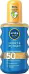 NIVEA SUN UV Dry Protect Sport Transparentes Spray LSF 50 200 ml, Grundpreis:...