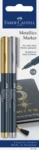 Faber-Castell Metallics Marker gold/silber 4005401607960