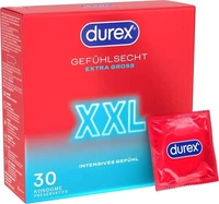 Durex Gef&uuml;hlsecht XXL Kondome 30 St&uuml;ck