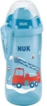 NUK Flexi Cup mit weichem Trinkhalm, blau, ab 12 Monaten 1 St&uuml;ck
