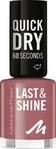 Manhattan Last & Shine Nail Polish 150 Sweet Macaron 8 ml
