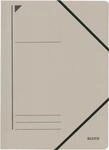 LEITZ&reg; Eckspannmappe, DIN A4, Gummizugverschluss, grau