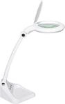 LED-Lupenleuchte MAULiris, Leistung 7 W, 470 lm, 3- & 12-Dioptrien-Linse, dimmbar,