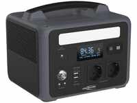 ANSMANN Powerstation PS600AC, 2x AC Steckdose 600 W, 1x USB-C, 2× USB-A, 1× USB-A