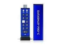 iStorage datAshur PRO+ C - USB-Flash-Laufwerk - verschlüsselt - 256 GB - USB 3.2 Gen