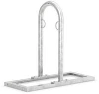 Anlehnparker WSM, 1-seitig, f&uuml;r Reifen bis B 55 mm, B 850 x T 350 x H 850 mm, Stahl