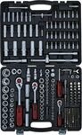 KS-Tools Steckschl&uuml;ssel-Satz, 1/4 " "+3/8 " "+1/2 " ", 6-kant, 255-teilig, in