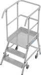 Fahrbare Podestleiter Krause Stabilo Professional, einseitig begehbar, 1x3 Stufen,