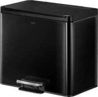 EKO Treteimer Essential Recycler, 3 x 9 Liter, Edelstahl, fingerabdrucksicher,