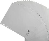 Register Exacompta 1720B, Format A4, Universallochung, Taben A-Z, B 225 x H 297 mm,
