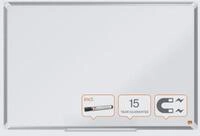 nobo Whiteboard Premium Plus, Stahl wei&szlig; emailliert, magnethaftend, B 1200 x H 900