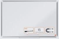 nobo Whiteboard Premium Plus, Stahl wei&szlig; emailliert, magnethaftend, B 900 x H 600