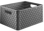 Aufbewahrungskorb Rotho COUNTRY, Volumen 18 l, Format A4, stapelbar, ohne Deckel, L