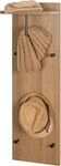 Wandgarderobe HAKU, 5 Haken mit jeweils 3 kg Tragkraft, Kleiderstange, Hutablage, B