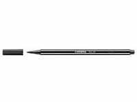 Stabilo Fasermaler Pen 68, schwarz, 10 Stück