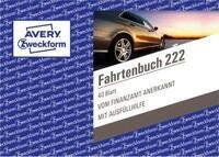 AVERY Zweckform 222-1 Fahrtenbuch, A6 Querformat, 56 Blatt, 1 St&uuml;ck wei&szlig;