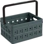 Sunware Klappbox Square, Inhalt 24 Liter, mit Griff, schwarz